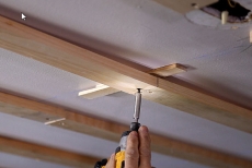 How To Install Nail Up Copper Ceiling Tiles And Cornice